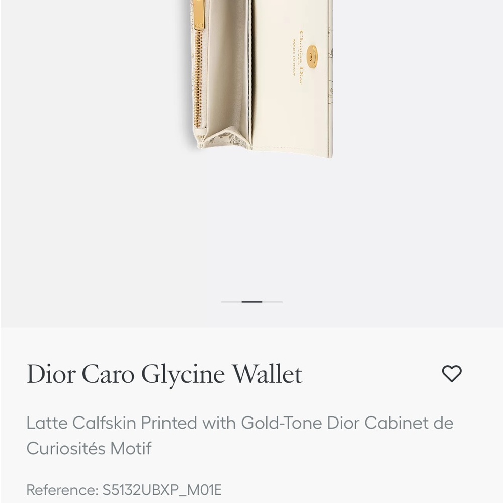 Dior White and Gold Women's Bag - Picture 5 of 6